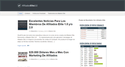 Desktop Screenshot of afiliadoelites.com