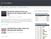 Tablet Screenshot of afiliadoelites.com